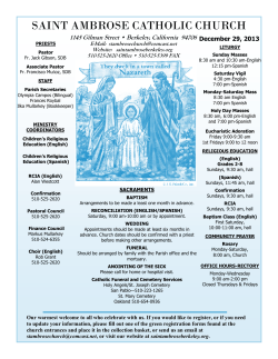 SAINT AMBROSE CATHOLIC CHURCH