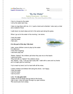 By the Water - English for Everyone