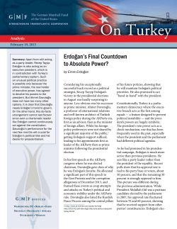 Erdogan`s Final Countdown to Absolute Power?