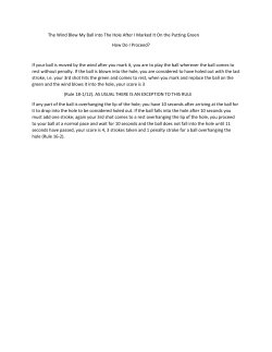 The Wind Blew My Ball into The Hole After I Marked It On the Putting