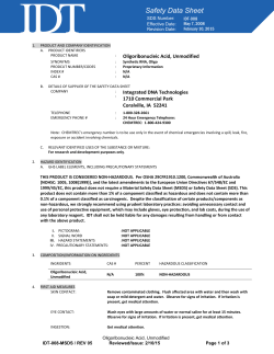unmodified - Integrated DNA Technologies