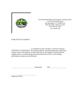 EMPLOYER STATEMENT: is considered on duty and fully