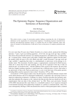 The Epistemic Engine - UCLA Division of Social Sciences