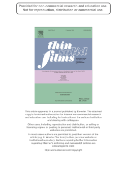 This article appeared in a journal published by Elsevier. The