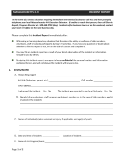 Mass4H: Mass 4-H | UMass Amherst Center for Agriculture, Food