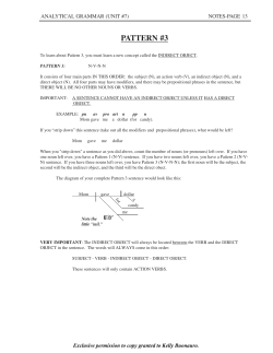 pattern #3 - Kelly Buonauro