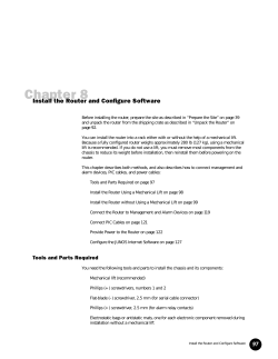 Chapter 8 - Juniper Networks