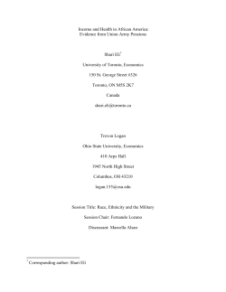 Income and Health in African America: Evidence from Union Army