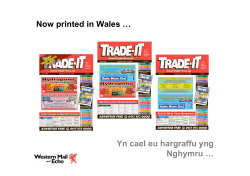 Keith Dye, Managing Director, Western Mail and Echo