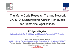 The Marie Curie Research Training Network CARBIO