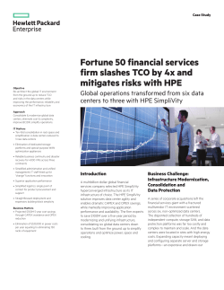 Fortune 50 Financial Services