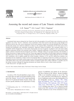 Assessing the record and causes of Late Triassic extinctions