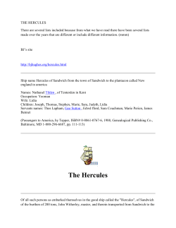 The Hercules - Old Dobbers