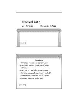 Practical Latin