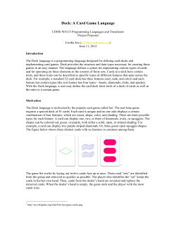Deck: A Card Game Language