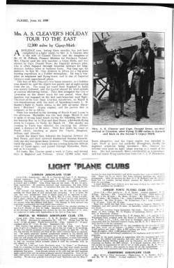 Mrs. AS CLEAVER`S HOLIDAY TOUR TO THE EAST