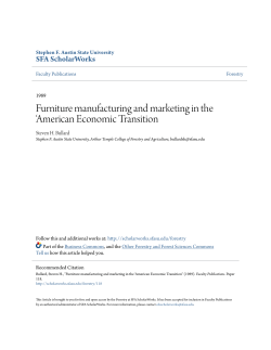American Economic Transition - SFA ScholarWorks