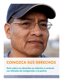 conozca sus derechos - Catholic Legal Immigration Network
