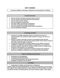7th Grade Science Unit 5