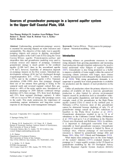 Sources of groundwater pumpage in a layered aquifer system in the