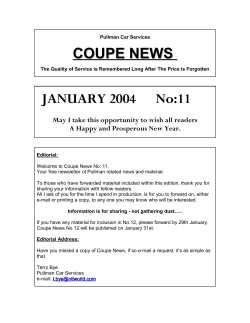 Pullman Car Services - Southern Email Group