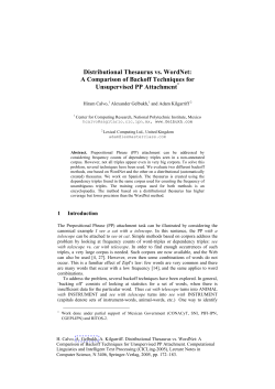 Distributional Thesaurus vs. WordNet