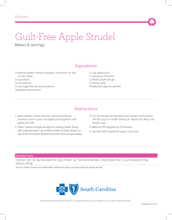 Guilt-Free Apple Strudel