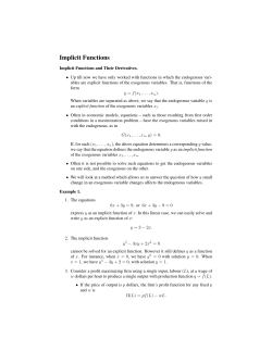Implicit Functions