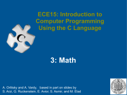 Lecture 3 - UCSD ECE