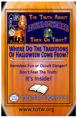 The Truth On Halloween - Truth On The Web Ministries