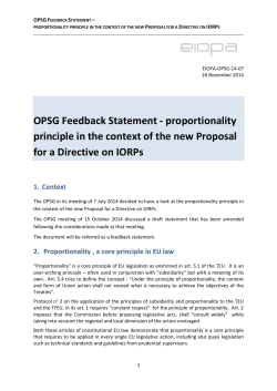 EIOPA-OPSG-14-07-Feedback-Statement