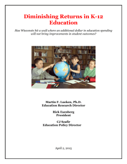 Diminishing Returns in K-12 Education