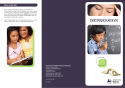 depression - Institute of Mental Health