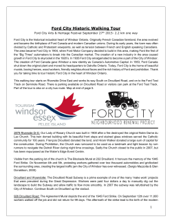 Ford City Historic Walking Tour