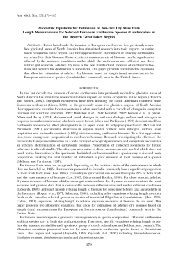 Allometric equations for estimation of ash