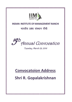 Annual Convocation