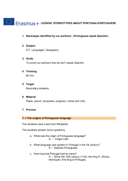LessonPlanPortugalSpeakSpanish