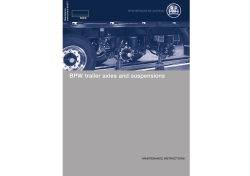BPW trailer axles and suspensions