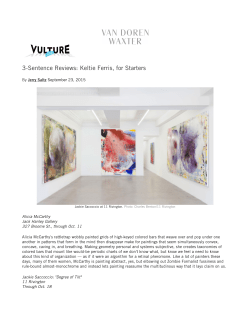 3-Sentence Reviews: Keltie Ferris, for Starters