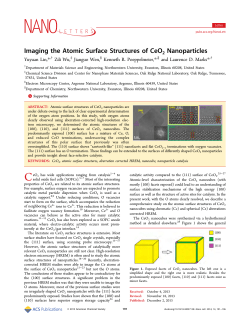 Imaging the Atomic Surface Structures of CeO2 Nanoparticles