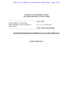 Second Consolidated Amended Class Action Complaint