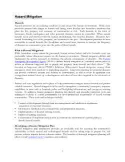 Camden County Hazard Mitigation Plan - Pasquotank