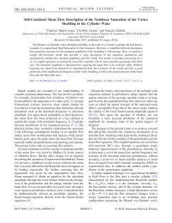 Self-Consistent Mean Flow Description of the Nonlinear Saturation