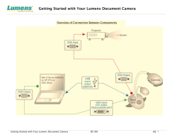 Getting Started with Your Lumens Document Camera