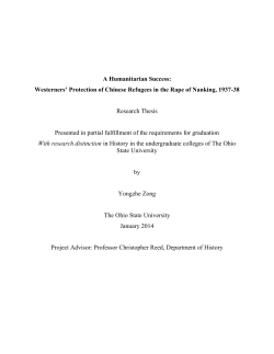 A hUMANITARIAN sUCCESS - The Ohio State University