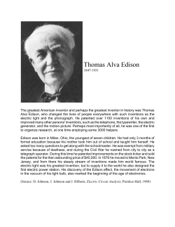 Thomas Alva Edison