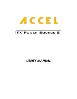 user`s manual
