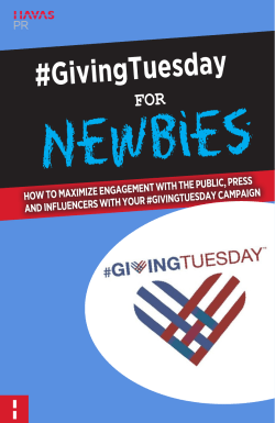 PR Toolkit - Giving Tuesday