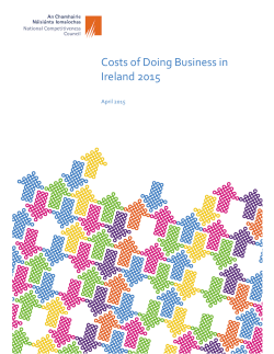 Costs of Doing Business in Ireland 2015