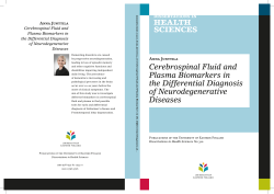 Cerebrospinal Fluid and Plasma Biomarkers in the Differential